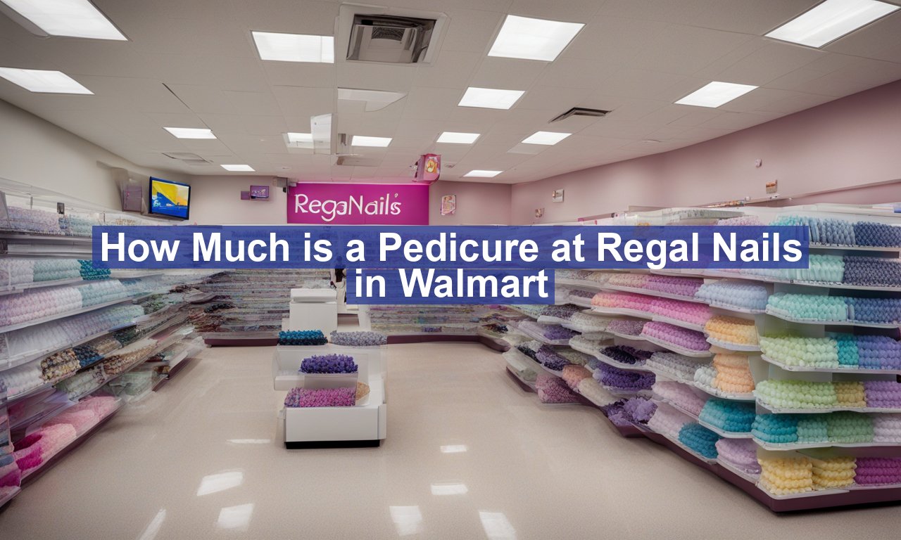 How Much is a Pedicure at Regal Nails in Walmart