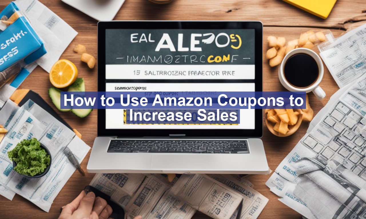 How to Use Amazon Coupons to Increase Sales