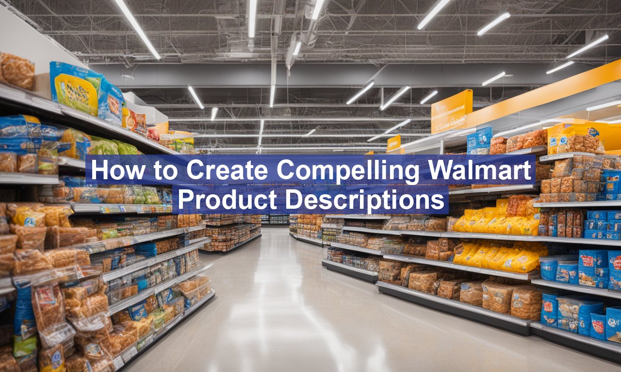 How to Create Compelling Walmart Product Descriptions