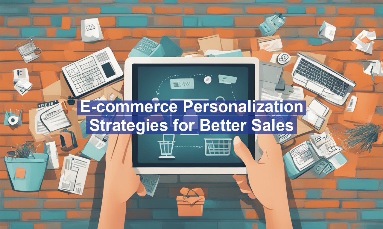 E-commerce Personalization Strategies for Better Sales