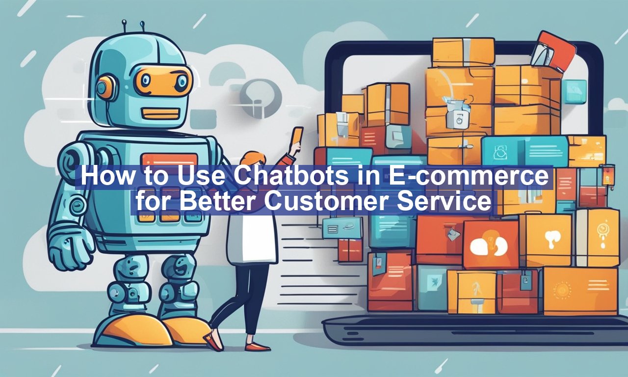 How to Use Chatbots in E-commerce for Better Customer Service