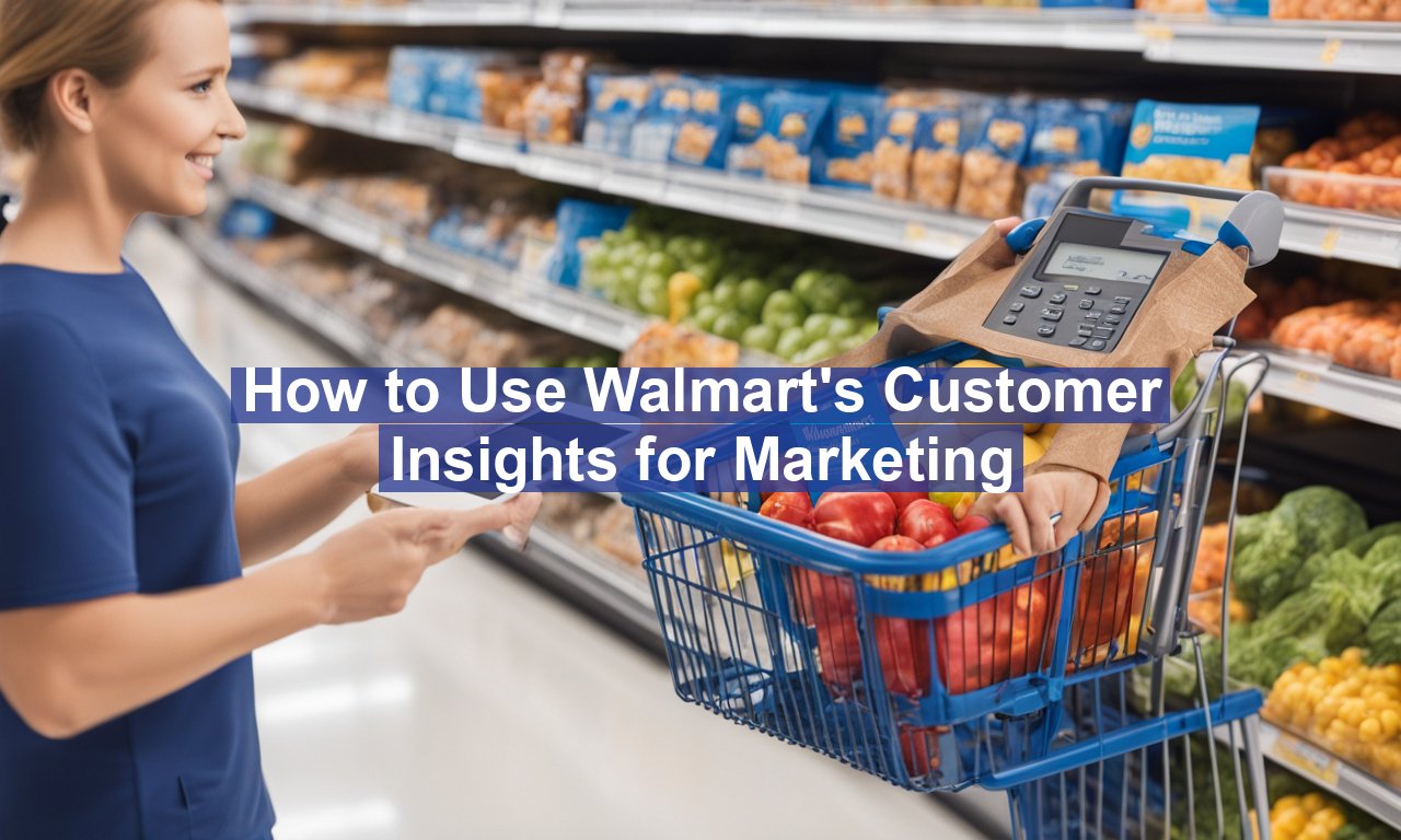 How to Use Walmart's Customer Insights for Marketing