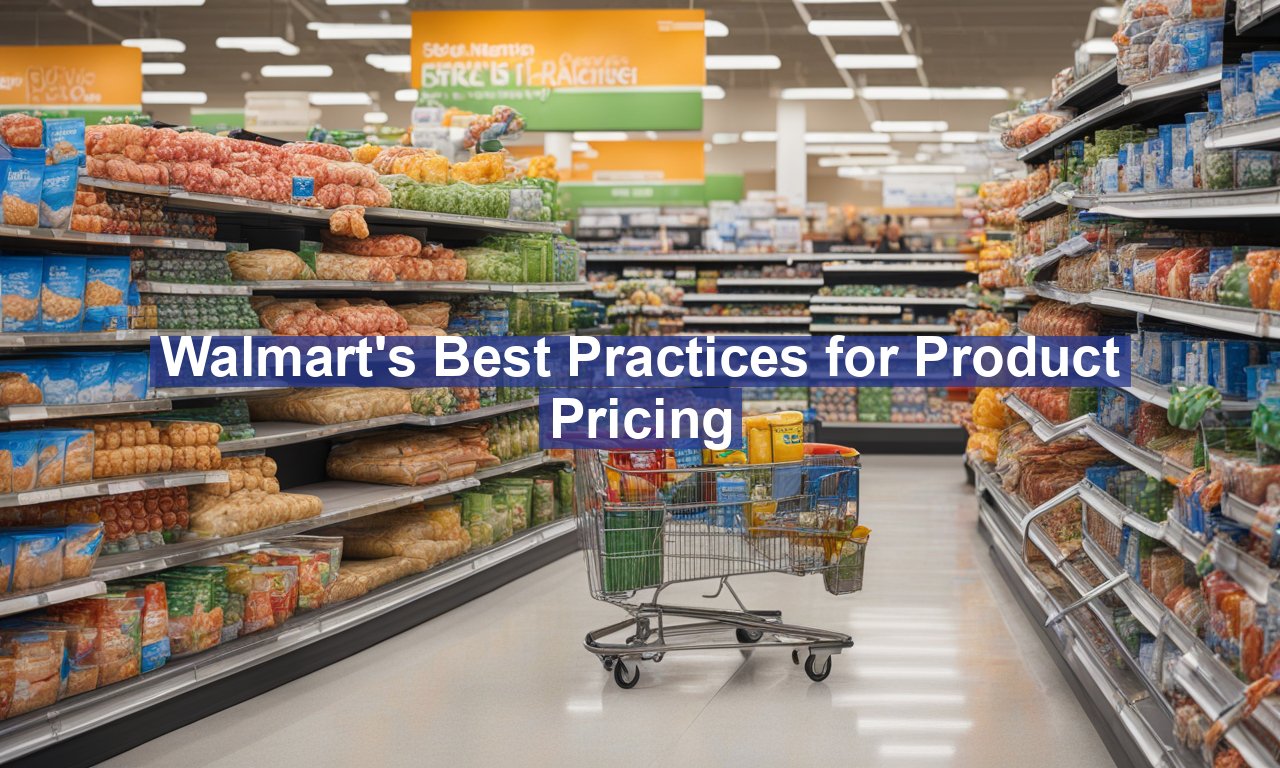 Walmart's Best Practices for Product Pricing