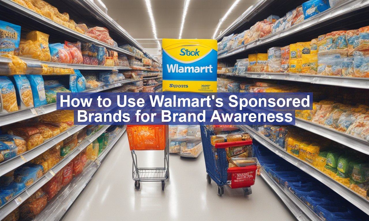 How to Use Walmart's Sponsored Brands for Brand Awareness