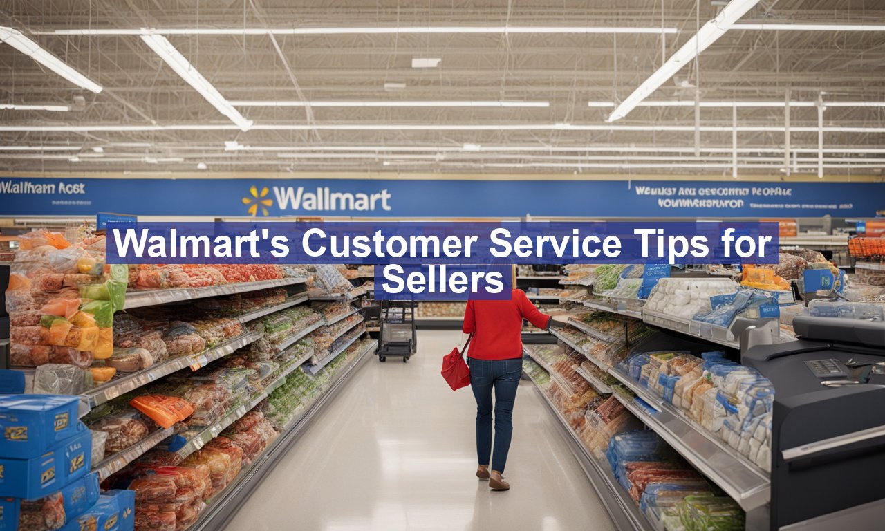 Walmart's Customer Service Tips for Sellers