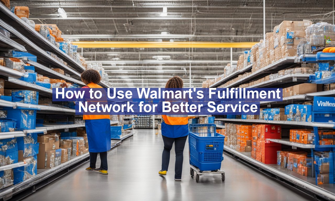 How to Use Walmart's Fulfillment Network for Better Service