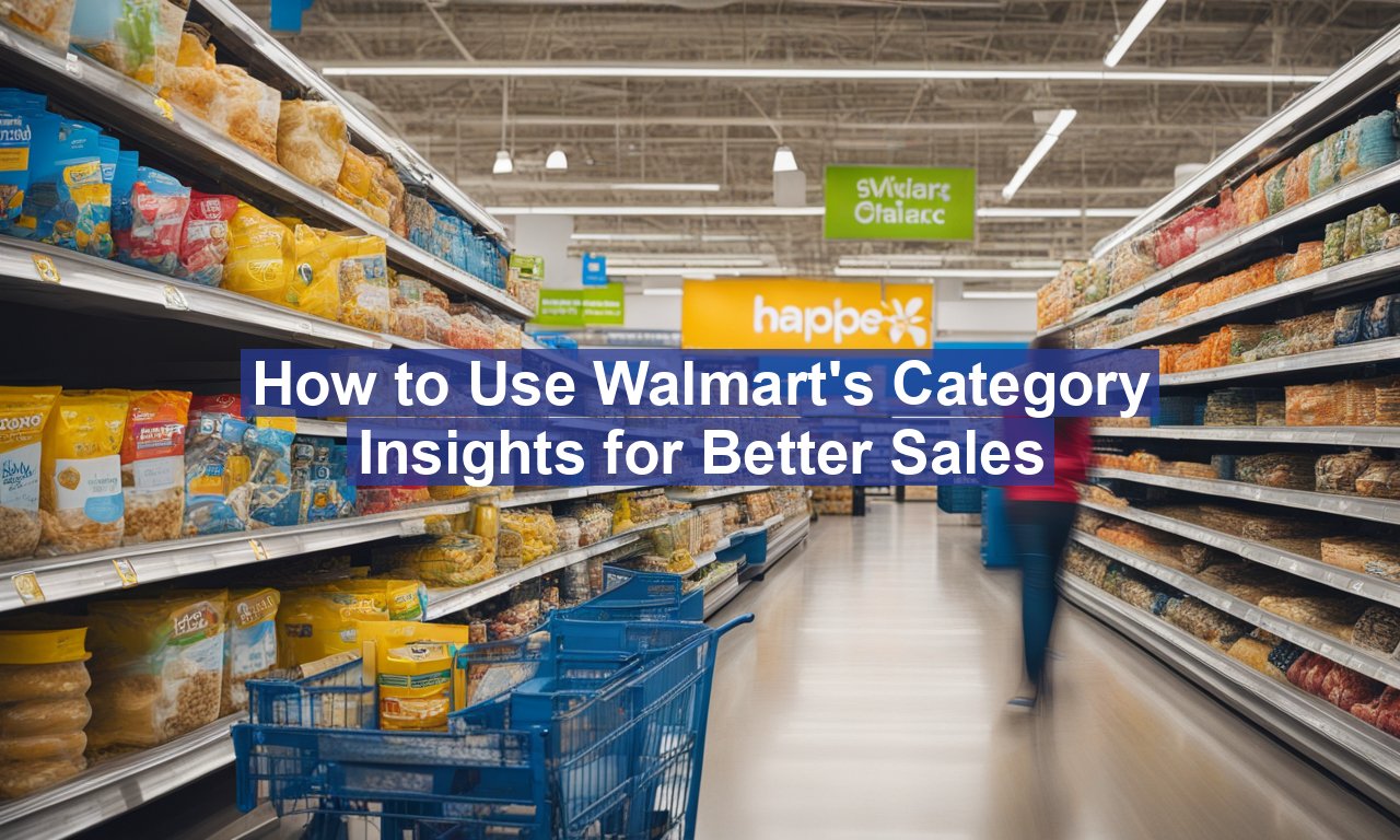 How to use Walmart's category insights for better sales, Imagine having access to a tool that could transform your sales strategies and elevate your business