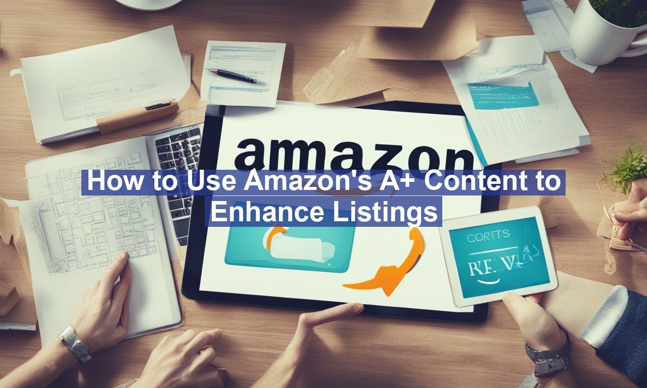 How to Use Amazon's A+ Content to Enhance Listings