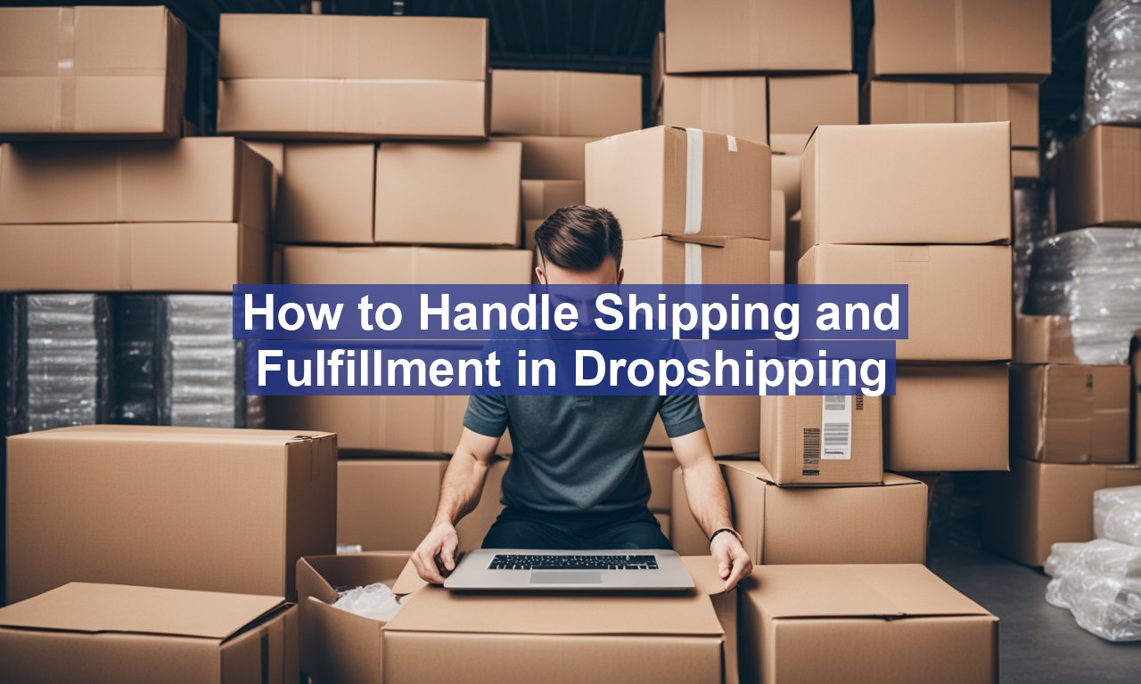 How to Handle Shipping and Fulfillment in Dropshipping