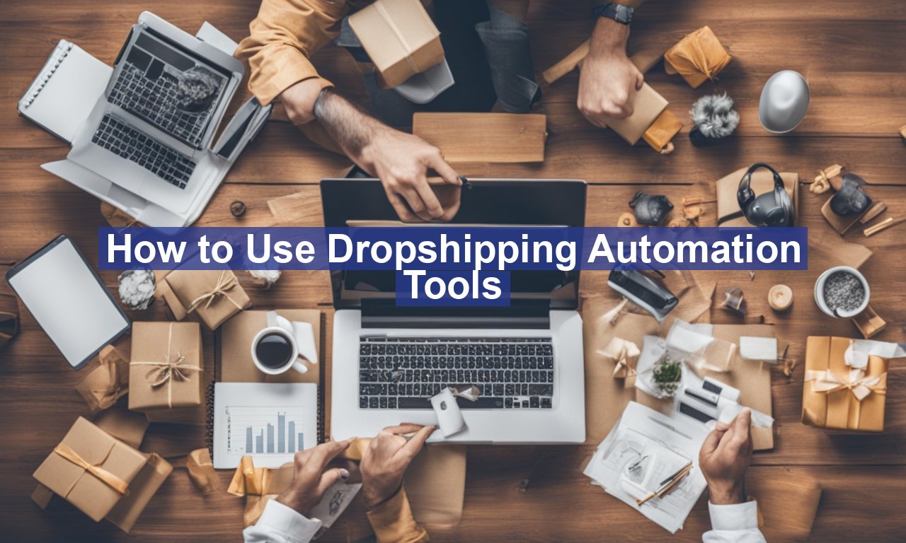 How to Use Dropshipping Automation Tools