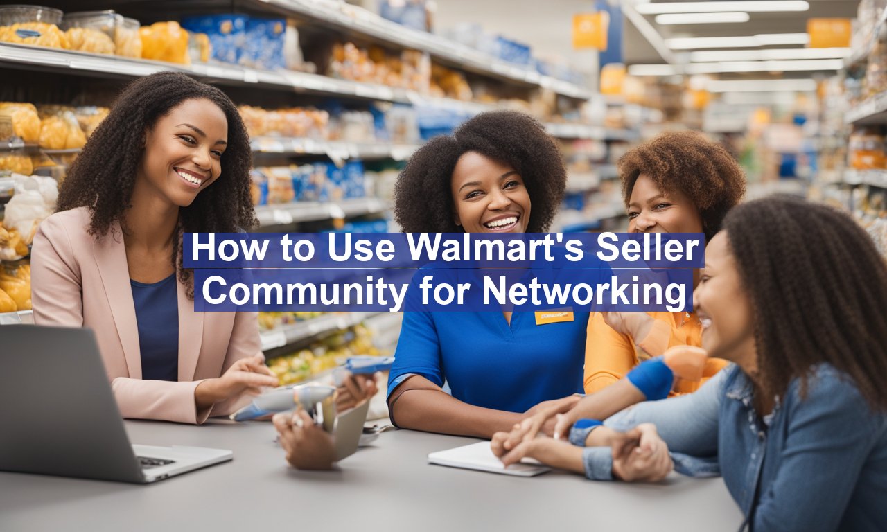 How to Use Walmart's Seller Community for Networking