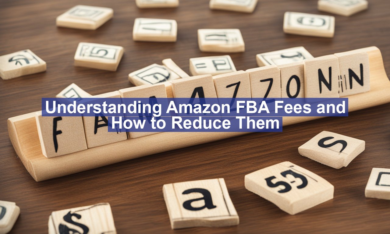 Understanding Amazon FBA Fees and How to Reduce Them