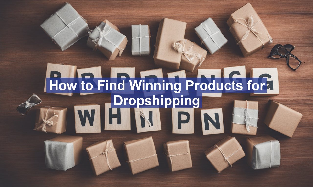 How to Find Winning Products for Dropshipping