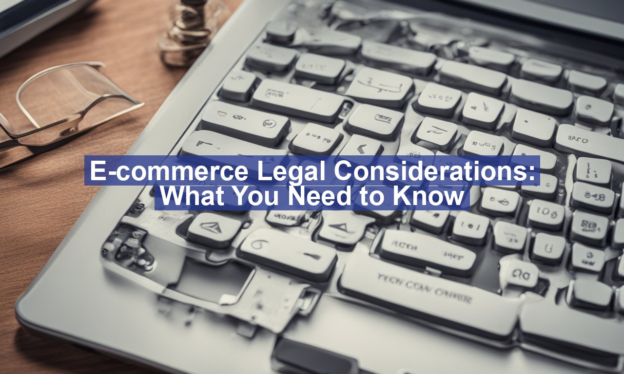 E-commerce Legal Considerations: What You Need to Know